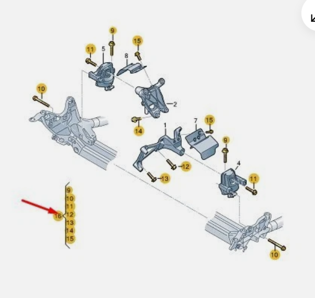 комплект кріплення