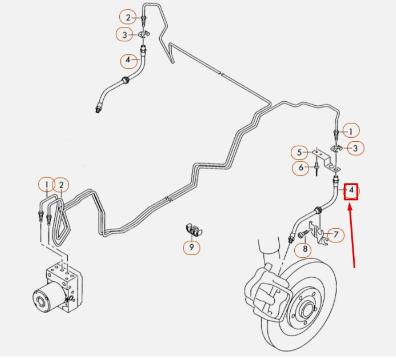 Гальмівний шланг