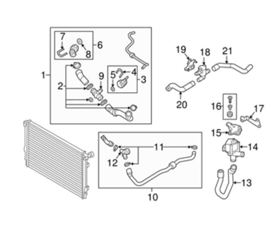Шланг системи охолодження