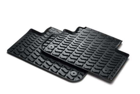 Килимки гумові задні комплект 2шт.(з кріпленнями)