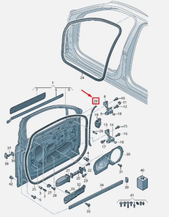 Ущільнювач дверей