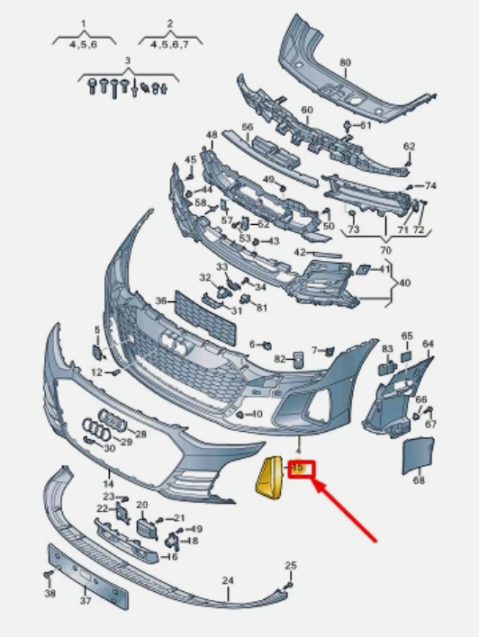 Решітка AUDI E-TRON GT