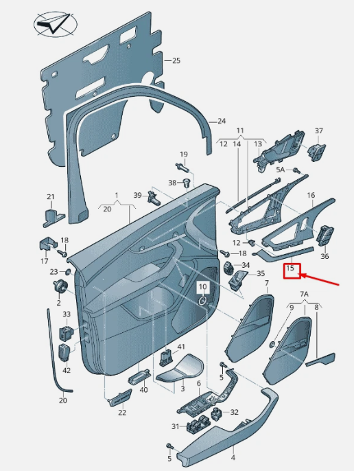 накладка декоративна дверей